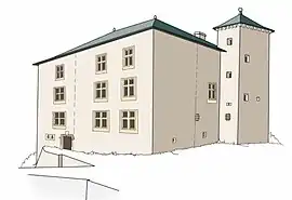 Reconstitution du château par Xavier Canat