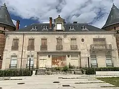 Détail sur le château du XVIIIe siècle.