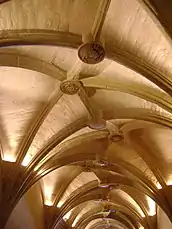 Voûtes d'ogives triangulaires du Vestibule