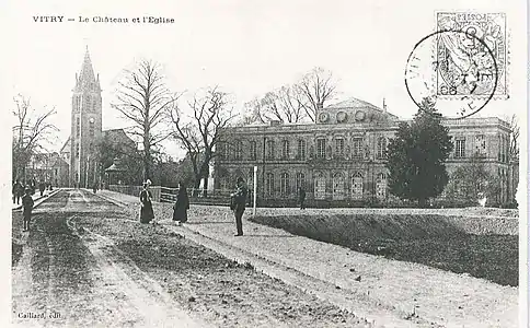 L'ancien château, vers 1900.