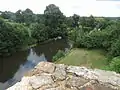 Vue de l'Oudon depuis la «&nbsp;Tour carrée&nbsp;».