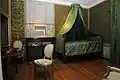 L'antichambre ou la chambre verte de l'hôtel Jacobsen après restauration.Photo : Michel Pottier.