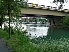 Le pont vu de Champigny.