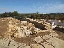 Chantier de fouille en cours - été 2019