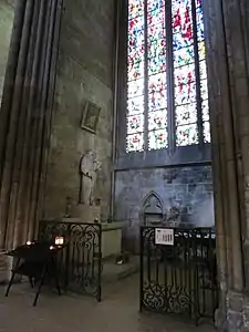 Photo de la chapelle depuis le collatéral