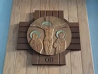 12e station du chemin de croix : Jésus meurt sur la croix