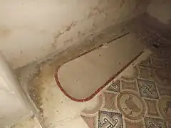 Vue générale de l'emprise du tombeau.