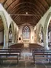 La chapelle de Languivoa, vue intérieure d'ensemble.