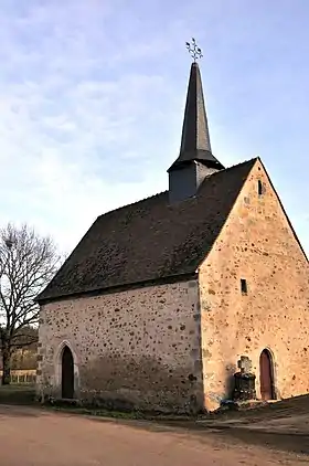 La chapelle de Vouhet en 2011.