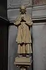 Statue du curé d'Ars.
