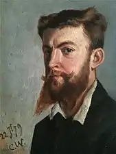 Charles Wislin, Autoportrait, 1879 (coll. particulière)