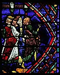 La foule témoin de l'effondrement.