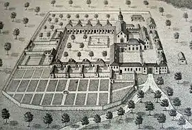 La Chartreuse de Meyriat au XVIIIe&nbsp;siècle.