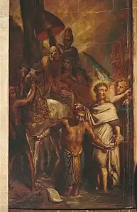 Saint Philippe baptisant l'eunuque de la reine d'Éthiopie par Théodore Chassériau (1853).