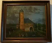 Tableau présent à l'hôtel le Vergeur.