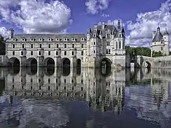 Le château de Chenonceau (Val de Loire).
