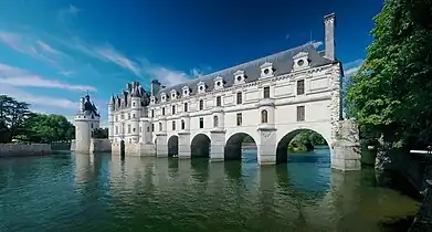Château de Chenonceau (XVe siècle), en France.