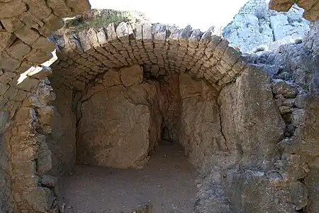 Une voute du château.