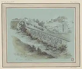 Le mur des Fédérés (1890), Paris, BnF.