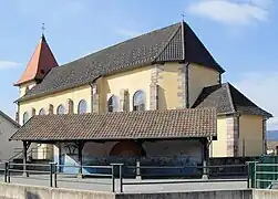 L'église Saint-Martin, côté sud-est.