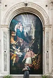 La Vierge apparaissant à Pie V  Gian Antonio Fumiani.