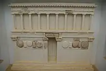 Modèle reconstitué d'une façade.