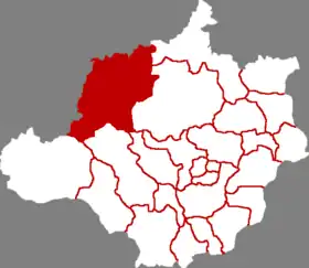 Localisation de Láiyuán Xiàn