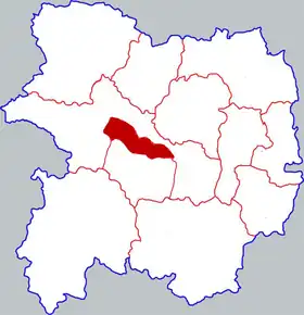 Localisation de Jīntái Qū