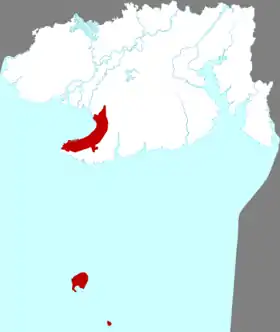 Localisation de Hǎichéng Qū