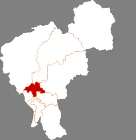 Localisation de Kuānchéng Qū