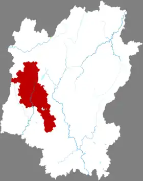 Localisation de Línguì Xiàn