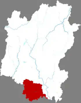 Localisation de Lìpǔ Xiàn