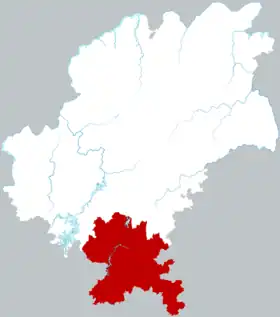 Localisation de Huāxī Qū