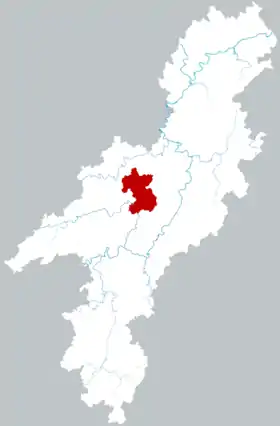 Localisation de Hèchéng Qū