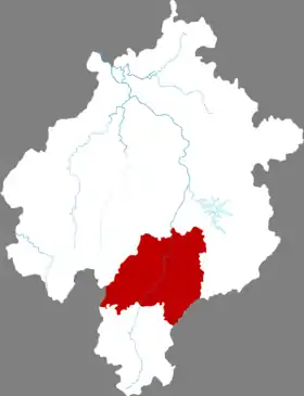 Localisation de Nánfēng Xiàn