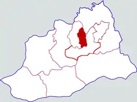 Localisation de Jiěfàng Qū