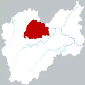 Localisation de Sōngyáng Xiàn