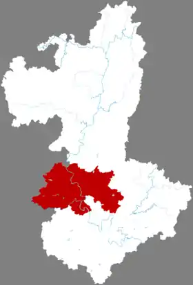 Localisation de Liǔchéng Xiàn