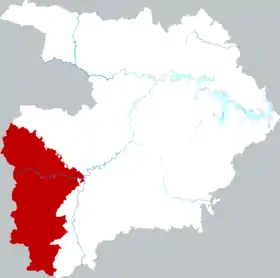 Localisation de Zhúxī Xiàn