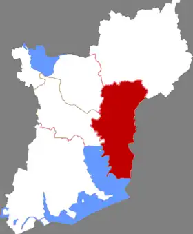 Localisation de Sìyáng Xiàn