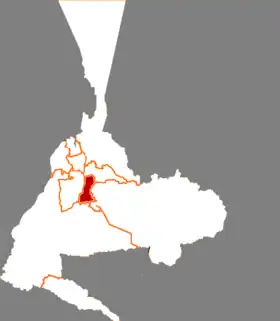 Localisation de Tiānshān Qū (Tiyanşan Rayoni)