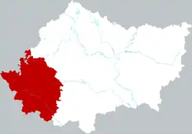 Localisation de Nánzhāng Xiàn