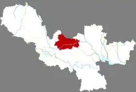 Localisation de Jiǎwāng Qū