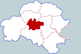 Localisation de Yìchéng Qū