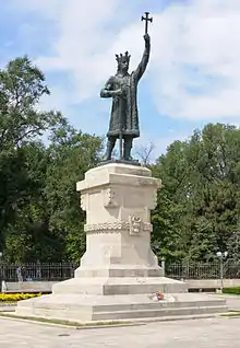 Monument à Étienne III de Moldavie (Ştefan cel Mare).