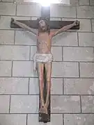 Christ en croix, bois polychrome (XVIIe&nbsp;siècle)