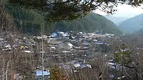 Vue générale de Tchouïpetlovo en hiver