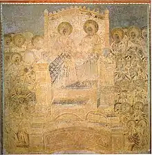 Le Christ et la Vierge en gloire