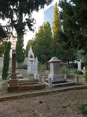 Le cimetière date du milieu du XIXe&nbsp;siècle.
