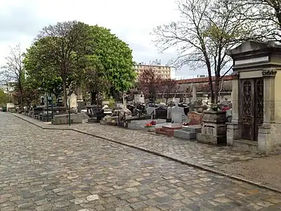 Entrée du cimetière.